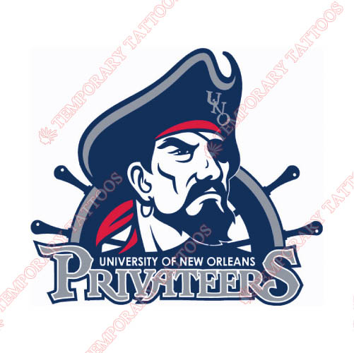 New Orleans Privateers Customize Temporary Tattoos Stickers NO.5442